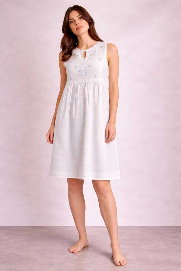 Cotton Jacquard Midi Sleepwear | MOQ. 200 | Custom Colours | Custom Prints